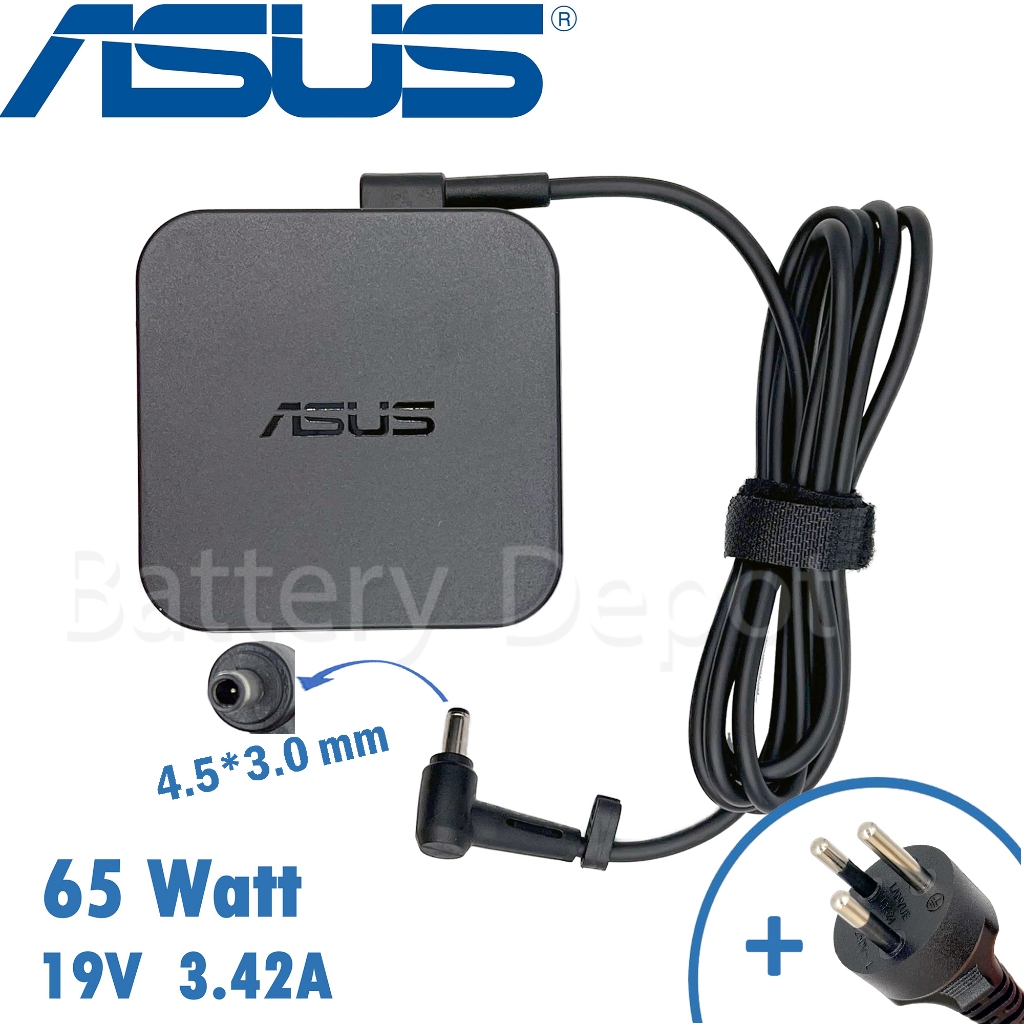 Asus Adapter ของแท้ สำหรับ MSI Modern 15 A10M 65W 4.5 สายชาร์จ เอซุส อะแดปเตอร์, สายชาร์จ MSI