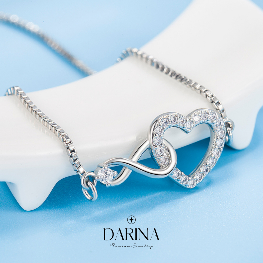 Eternal Love Bracelet สร้อยข้อมือ Darina Jewelry DRB0009 ✨ พร้อมกล่องเครื่องประดับ เขียนการ์ดได้ - รูปที่ 2