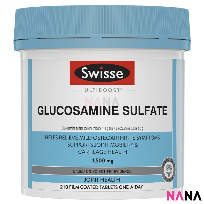 Swisse Glucosamine Sulfate 1,500mg 210 Tablets (EXP:07 2026)
