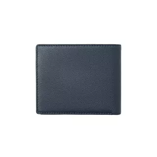 TAKEO KIKUCHI กระเป๋าสตางค์ใบสั้น CLASSIC GOLD LOGO SOFT LEATHER 8-CARD WALLET