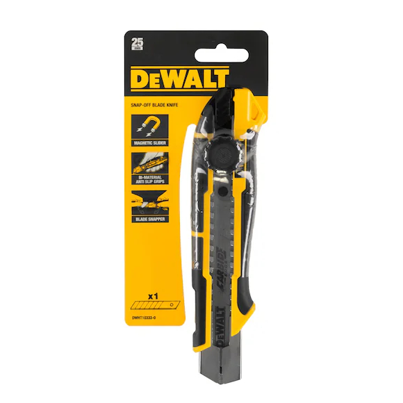 DEWALT มีดคัตเตอร์ 25มม. รุ่น DWHT10333-0 / DWHT11726-0 ใบมีดคัตเตอร์ตรงรุ่น  ของแท้100%