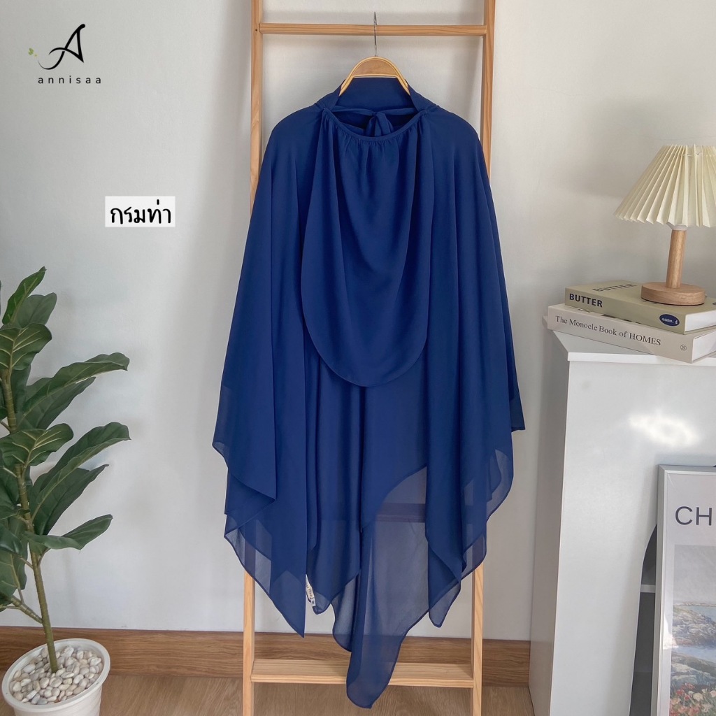 𝑨𝒏𝒏𝒊𝒔𝒂𝒂 > 𝙉𝙀𝙒 นิกอบสามเหลี่ยม (ผ้าพัน) ผ้าชีฟองเนื้อทราย ชิ้นเล็กเย็บทบ 2 ชั้น 𝑺𝒊𝒛𝒆 𝙈 / 𝙇 หลายสี