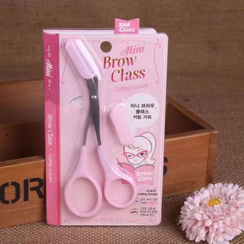 กรรไกรตัดแต่งคิ้วmini กรรไกรแต่งคิ้ว อุปกรณ์สำหรับแต่งหน้า