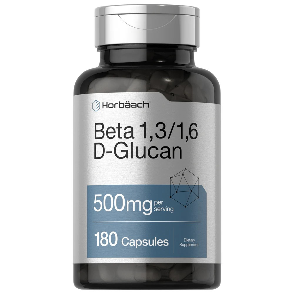 Beta 1,3/1,6 D-Glucan 500 mg. (180capsules) เบต้ากลูแคน