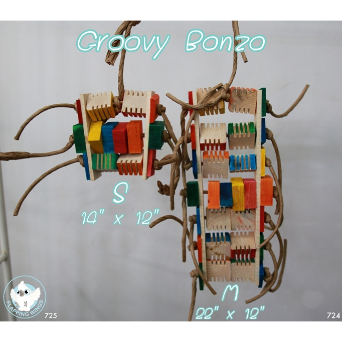 Flapping Wings "Groovy Bonzo" ของเล่นนกแก้ว ผลิตและนำเข้าจากแคนาดา