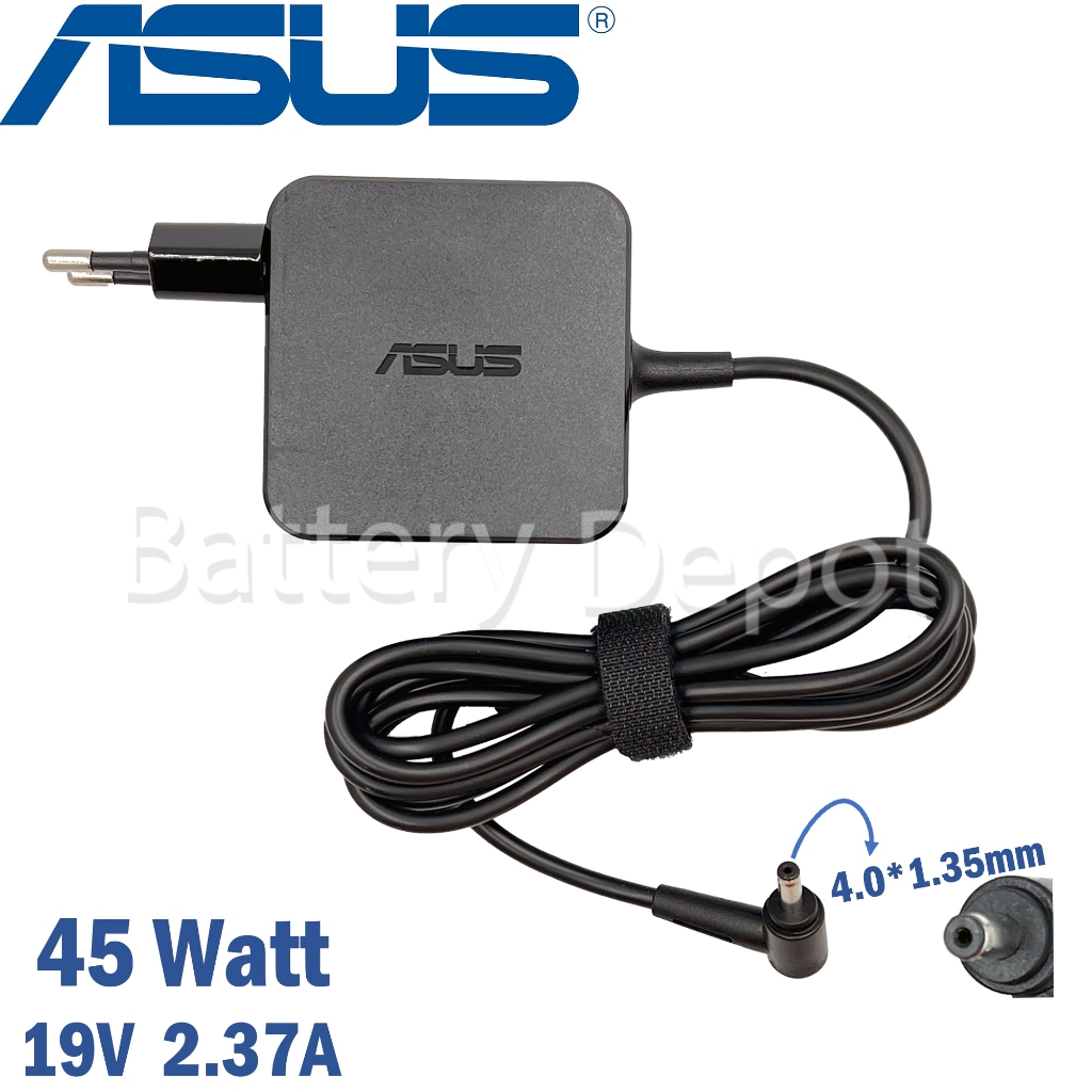 [ปลั๊กขากลม] Asus Adapter ของแท้ Asus VivoBook S14 S406UA, S410UA, S433I, X405UA, X411UA, X442UA 45W 4.0MM สายชาร์จ Asus