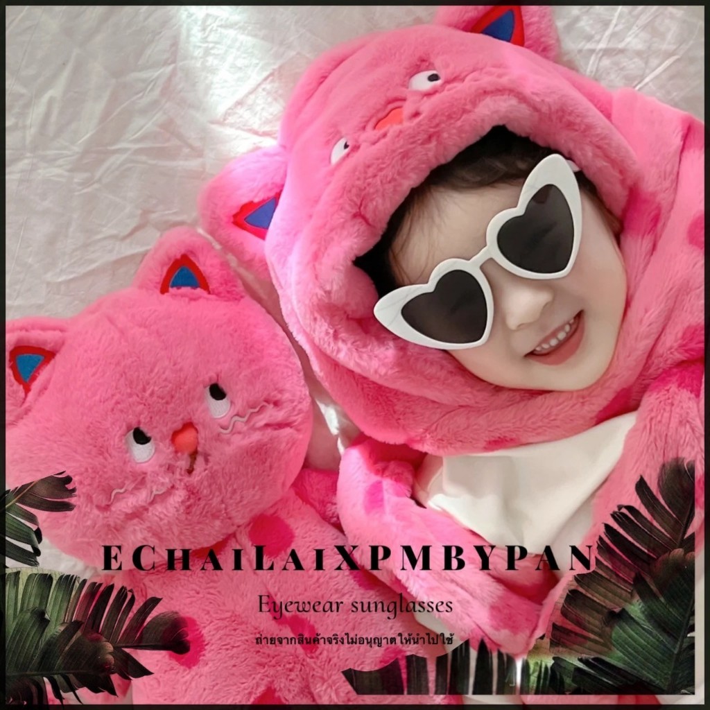 แว่นตาเด็ก-หัวใจ❤รุ่นDro528 แว่นตากันแดด ทรงหัวใจ เครื่องประดับสำหรับเด็ก - รูปที่ 4