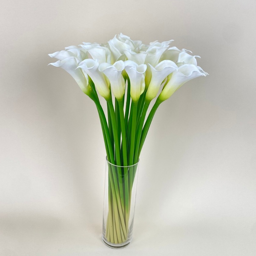 ดอกคาล่าลิลลี่ Artificial Calla lily ดอกไม้ประดิษฐ์เกรดพรีเมี่ยม งานพียูสวยเหมือนจริง