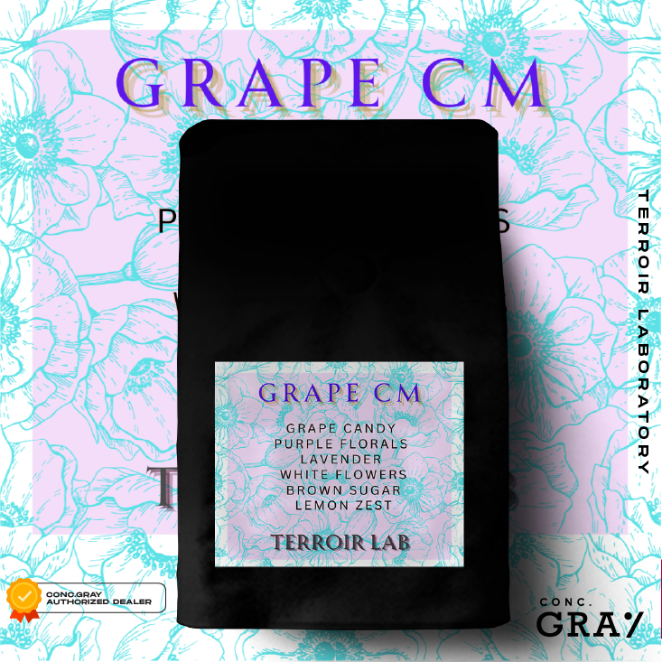 [CM Fruit Series] Grape CM เมล็ดกาแฟคั่ว Omni Roast ขนาด 200 G  Terroir Lab  by Brew Boy