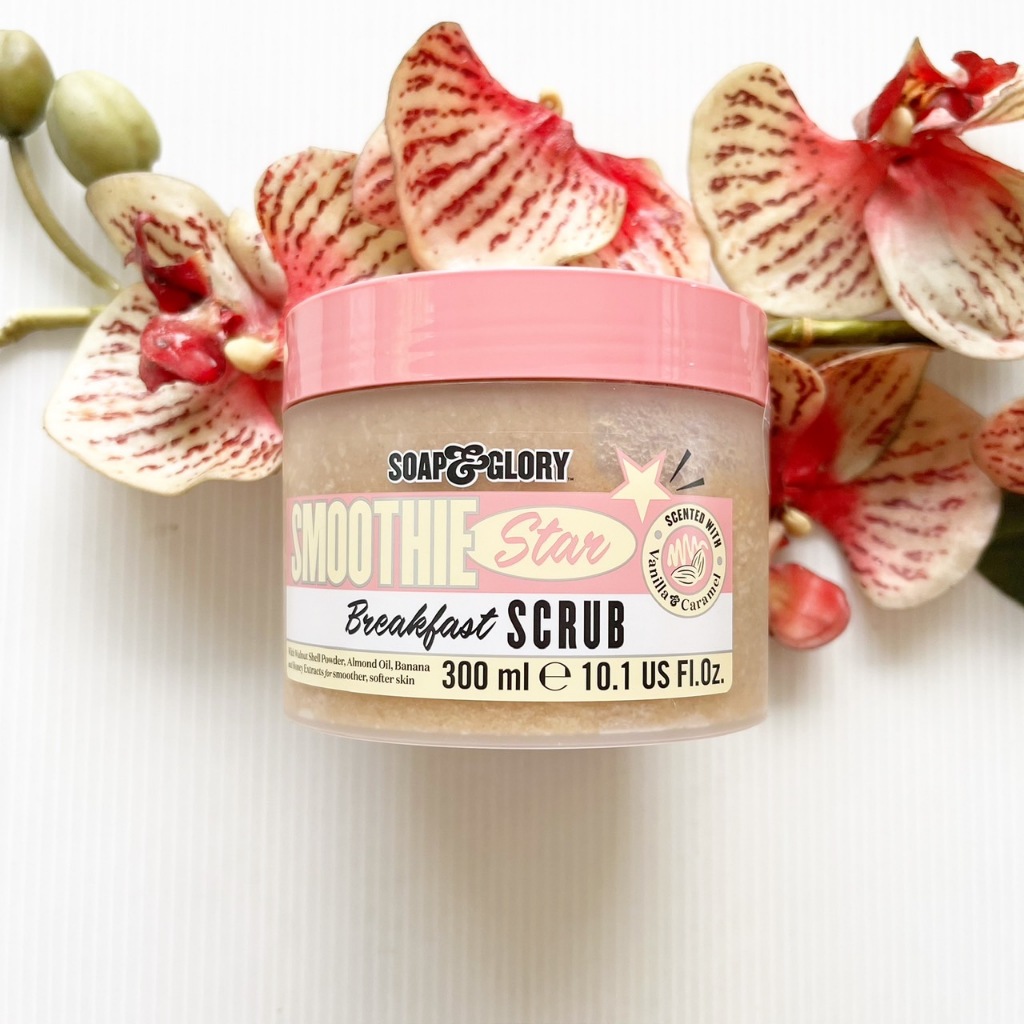 300 ml. หมดอายุ 08/27 Soap & Glory Smoothie Star Scrub โซฟ แอนด์ กลอรี่ สครับ