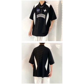 เสื้อยืดโปโล Polo shirt คอปก ทรงหลวม ผู้ชาย ใส่สบาย