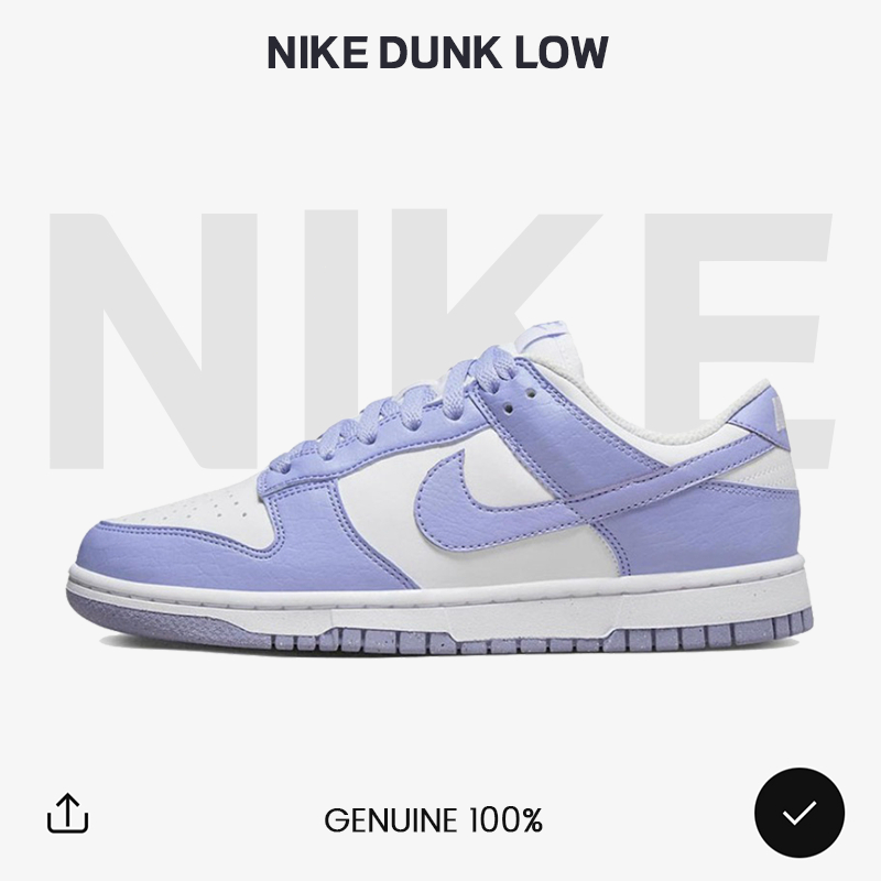ของแท้ 100% Nike Dunk Low next nature lilac รองเท้าผ้าใบ