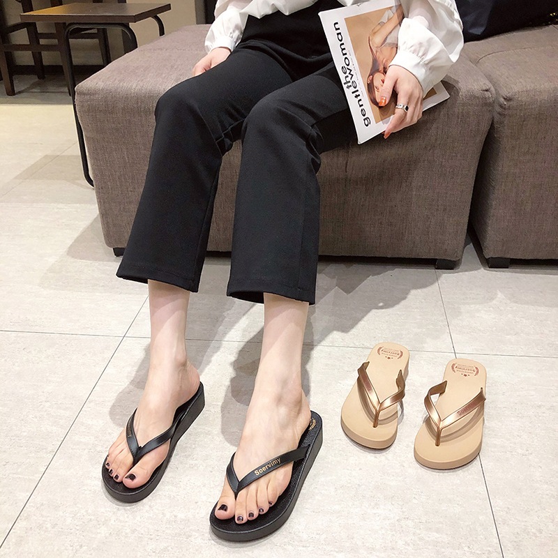 ⚡สินค้าเฉพาะจุด⚡รองเท้าแตะ Flip-Flop สำหรับผู้หญิง กันน้ำและกันลื่น เบาและสบาย