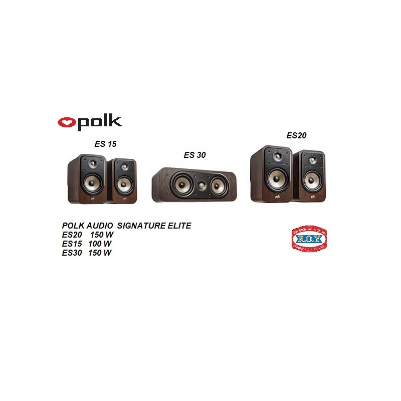 POLK AUDIO SIGNATURE ELITE ES20 + ES30  + ES15 SET