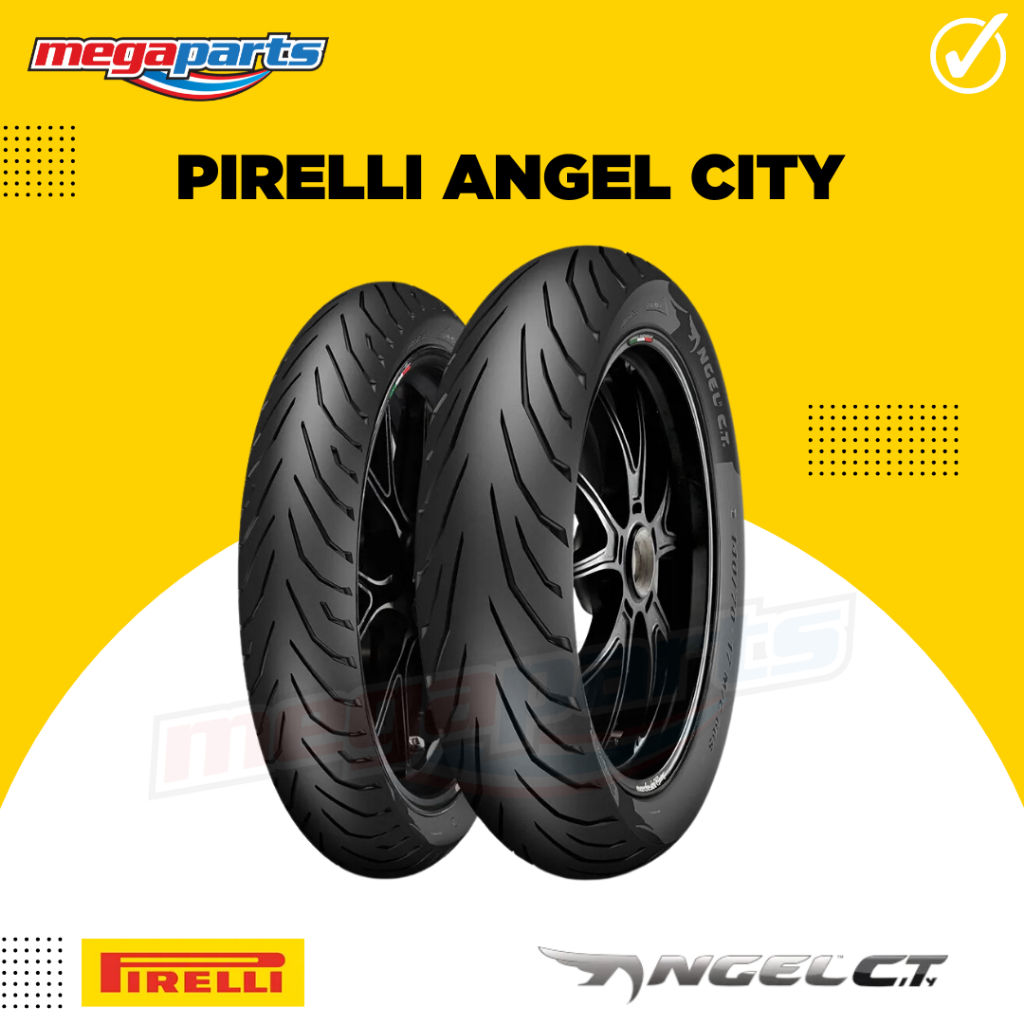 ยางมอเตอร์ไซค์ Pirelli ANGEL CITY พิเรลลี่ แองเจล ซิตี้ รถ WAVE FINN SMASH RAIDER ขอบ 17