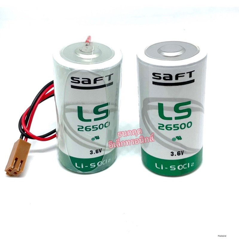 SAFT LS26500 26500 C ขนาด3.6V 8000MAH Non-Rechargeable แบตเตอรี่ PLC อุตสาหกรรมแบตเตอรี่ลิเธียม