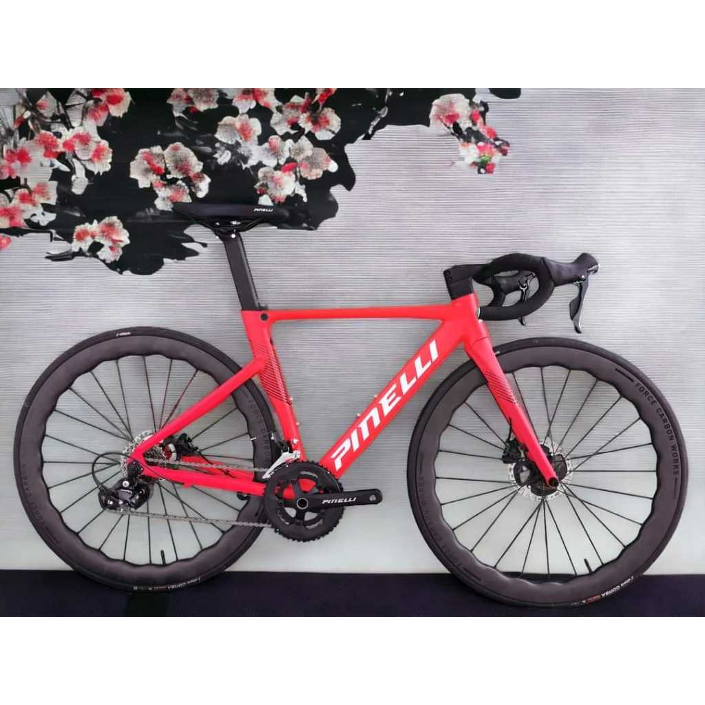 จักรยานเสือหมอบ Pinelli รุ่น R780 Shimano Sora 18 สปีด เฟรมอลูซ่อนสาย ทรงแอโร่