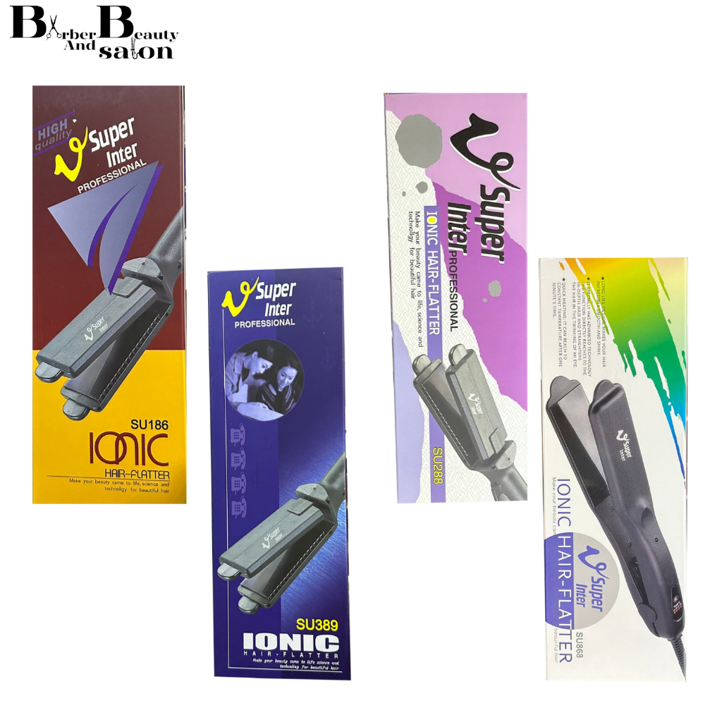 ที่หนีบผม Super V Inter Professional เครื่องหนีบผม  รีดผม SU168 SU288 SU389