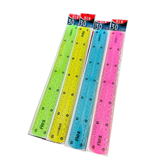 ไม้บรรทัด งอได้ PVC ไม้บรรทัดเจล ม้วนได้ ไม่หัก ไม้บรรทัดเยลลี่ ยาว 20/30 cm (6/12 นิ้ว) Flexible Soft Ruler US.Station