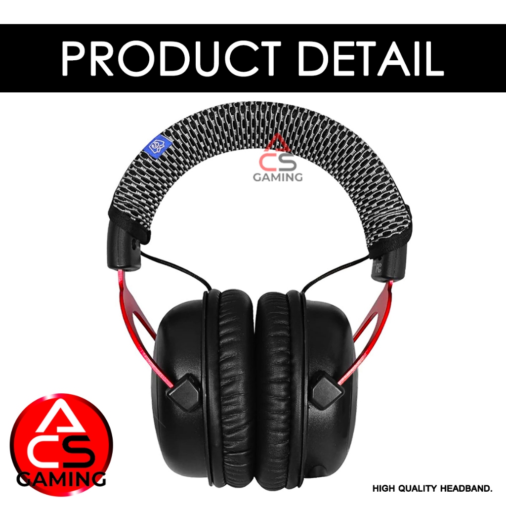 ACS ผ้าคาดหูฟัง Hyper X และยี่ห้ออื่นๆ (แบบตาข่าย) สำหรับรุ่น Cloud1, Cloud2, Flight, Stinger, Silver, Mix, Alpha, Core