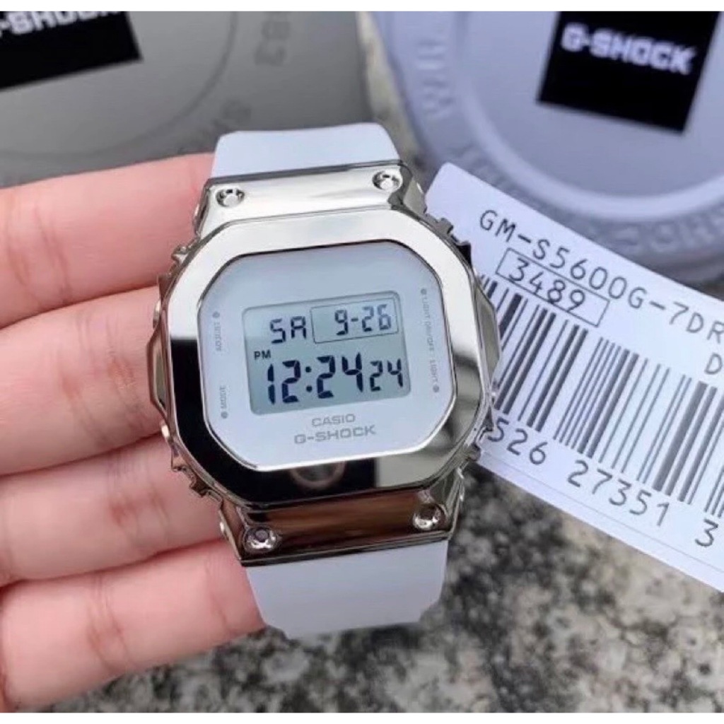 นาฬิกา หัวเหล็ก GM-5600 นาฬิกาทรงสปรอต นาฬิกาผู้ชาย ฟรีกล่องเหล็ก