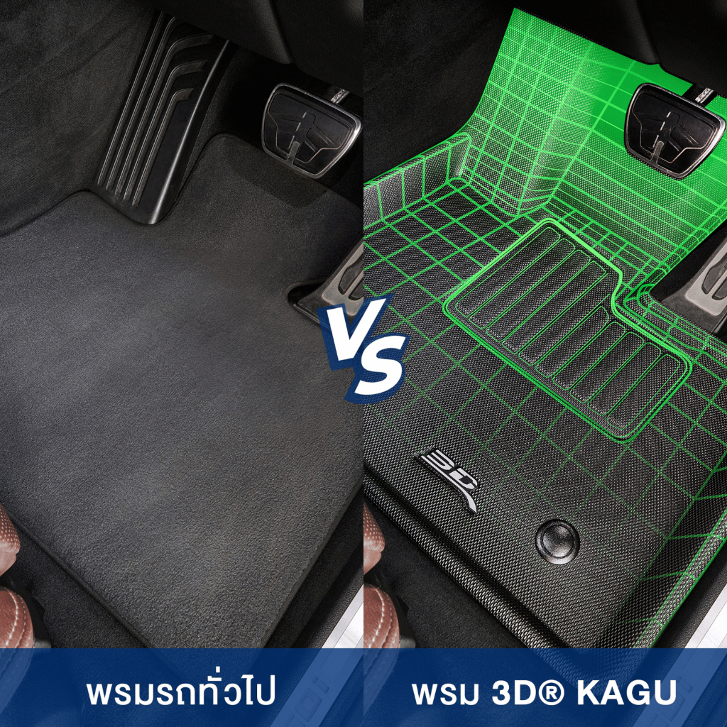 3D Mats พรมปูพื้นรถยนต์ BMW X3 G01 2018-2024 พรมกันลื่น พรมกันนํ้า พรมรถยนต์