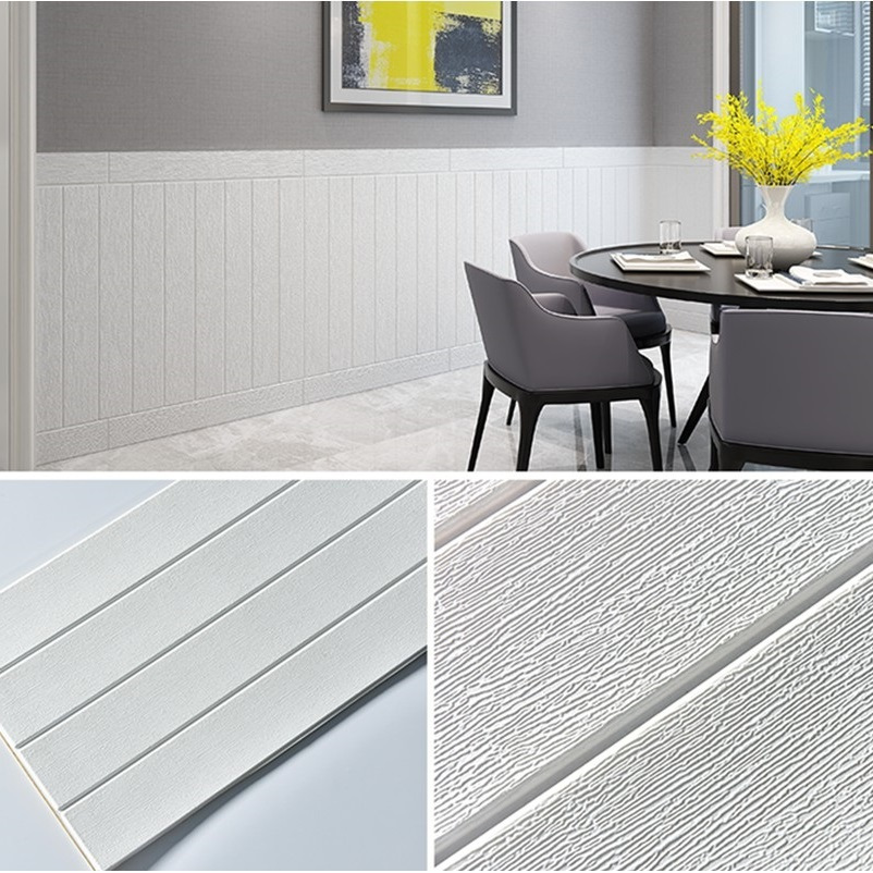 🔥wallpaper3d 70*77cm สติ๊กเกอร์ติดผนัง แผ่นใหญ่ ลายไม้ ลายการ์ตูน ลายอิฐ วอลเปเปอร์ติดผนัง มีกาวในตัว ตกแต่งห้อง กันน้ำ - รูปที่ 2