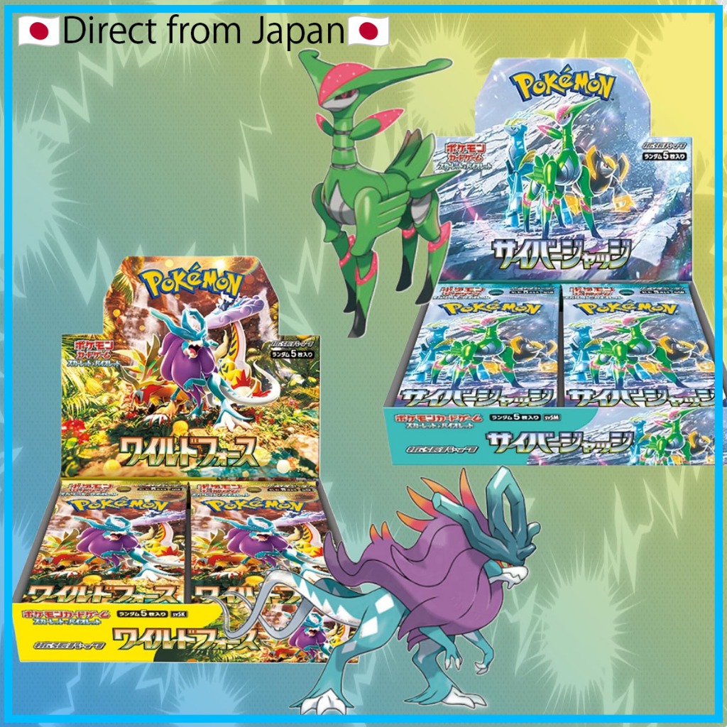 [Pokemon Card games]“wild force” / “cyber judge” pokemon card game scarlet & violet Expansion pack【Direct from Japan】