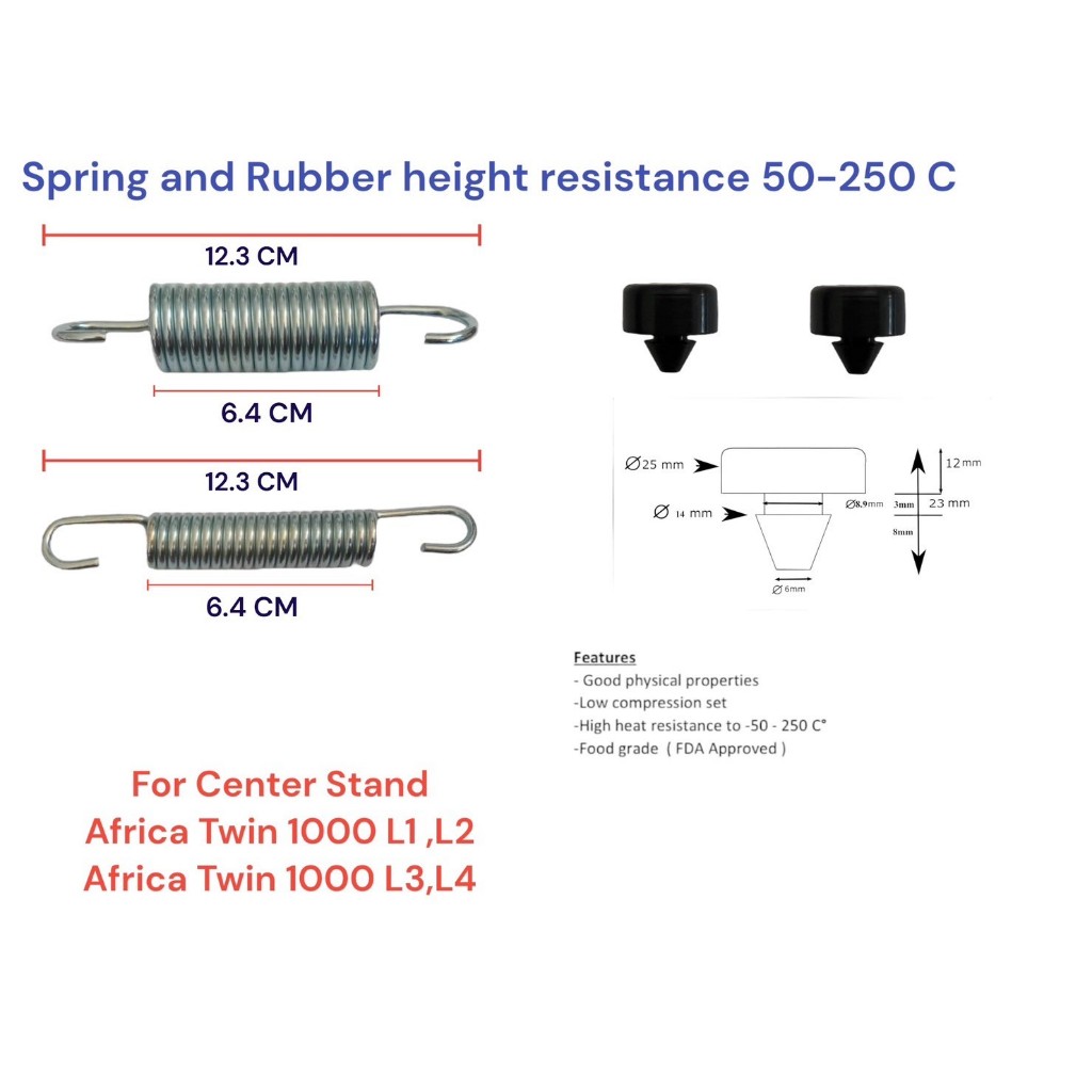 ชุดอะไหล่ขาตั้ง Africa Twin 1000 L.1,L.2/Africa Twin 1100 L.3,L.4 Motoskill