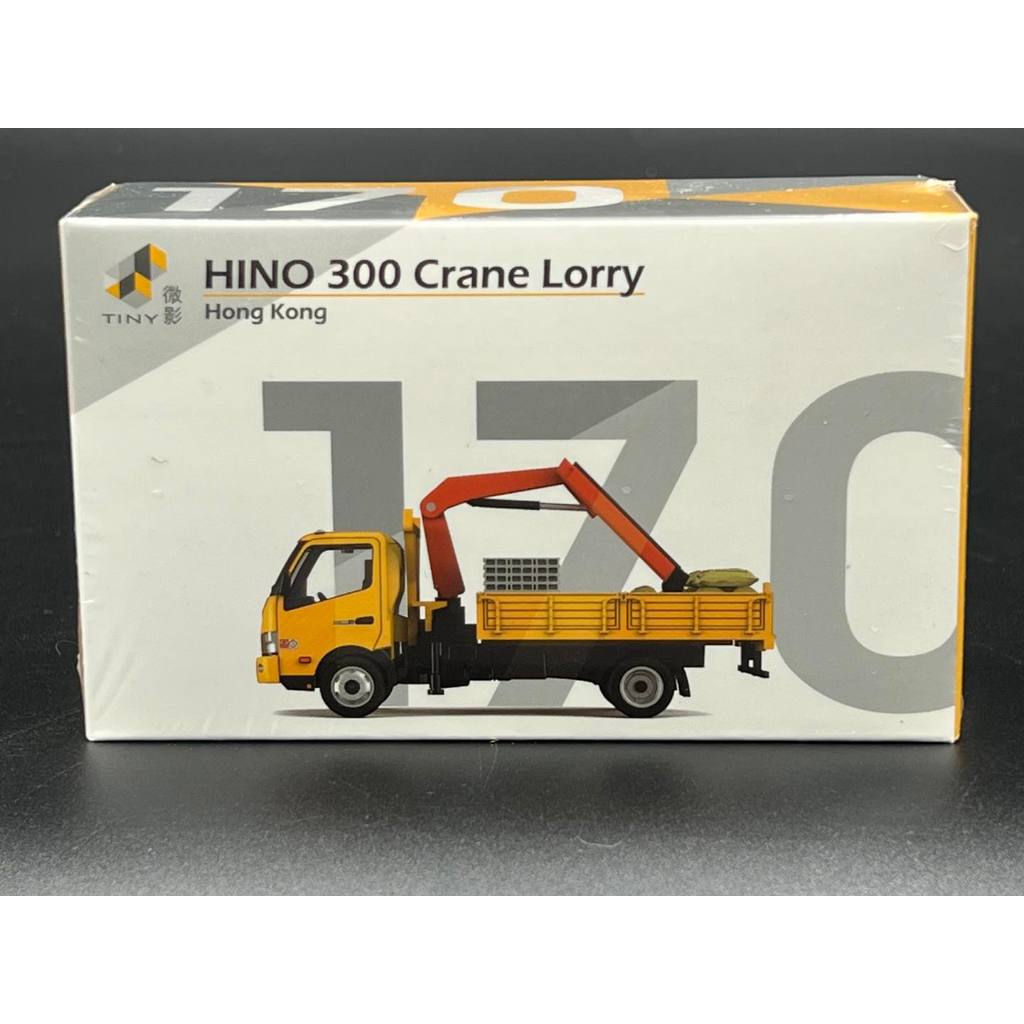 Tiny Diecast 170 Die-cast Model Car - HINO 300 Crane Lorry