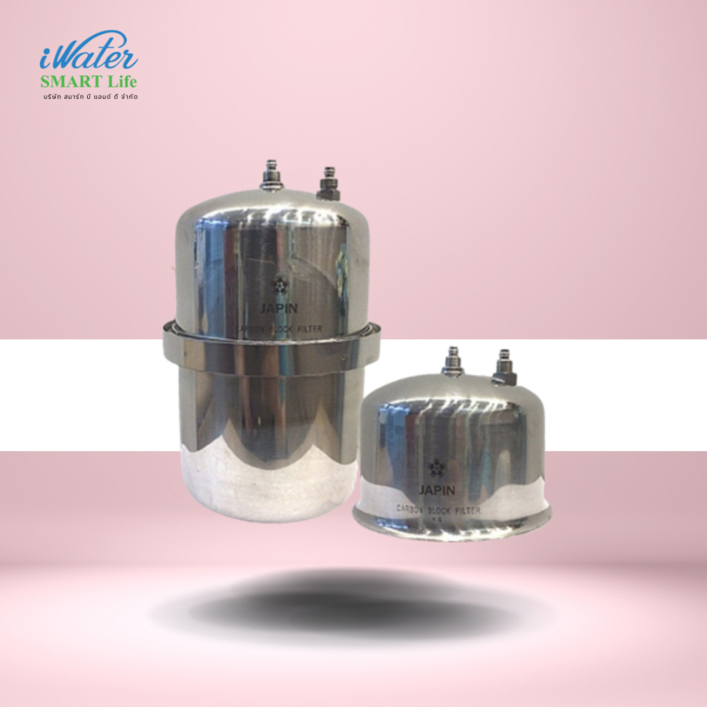 iWater / JAPIN (สินค้านำเข้า) ชุดกระบอกคาร์บอน / ฝาบนคาร์บอน  (iWater Model) /iWater
