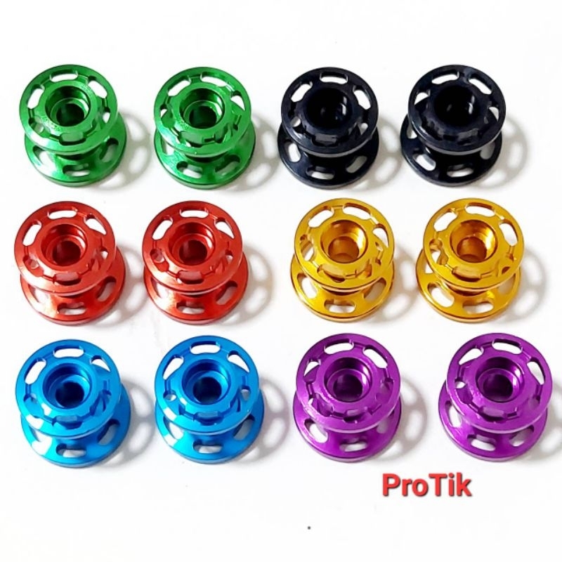 โรลเลอร์ ถ้วยฉลุ V.2 ขนาด 12-13 mm.สำหรับ รถ Mini 4wd 1:32