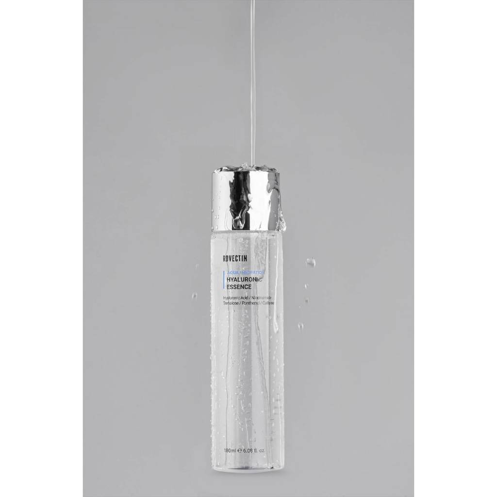 Exp2027.10 [สินค้าของแท้100%_พร้อมส่ง] *โฉมใหม่**Rovectin : AQUA HYALURONIC ESSENCE (ACTIVATING TREATMENT LOTION) 180ml.