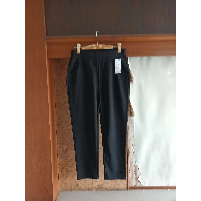 รุ่น9105-กางเกงขายาวผ้าเกาหลีเนื้อผ้านิ่มยืดใส่สบาย
