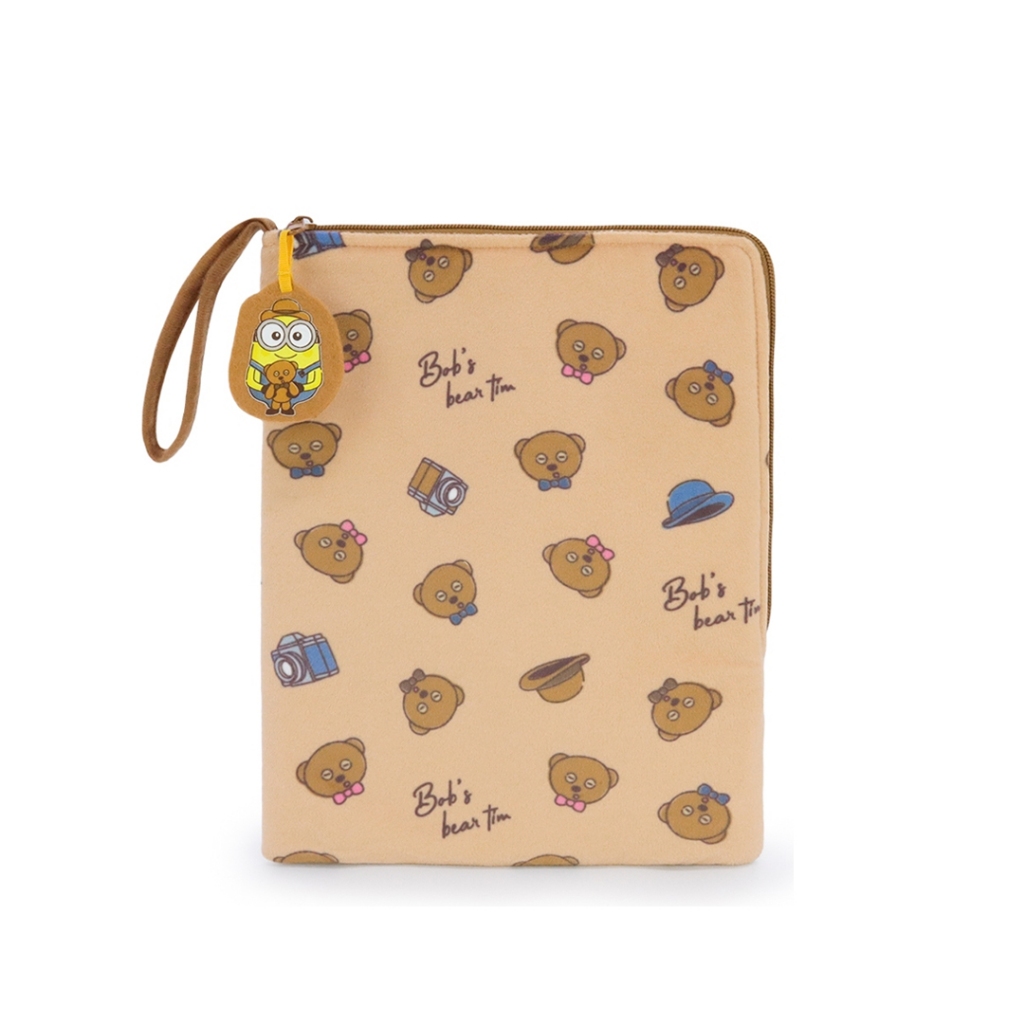 Illuminations ลิขสิทธิ์แท้ กระเป๋าไอแพด มินเนี่ยน Minion : Bob'S Bear Tim