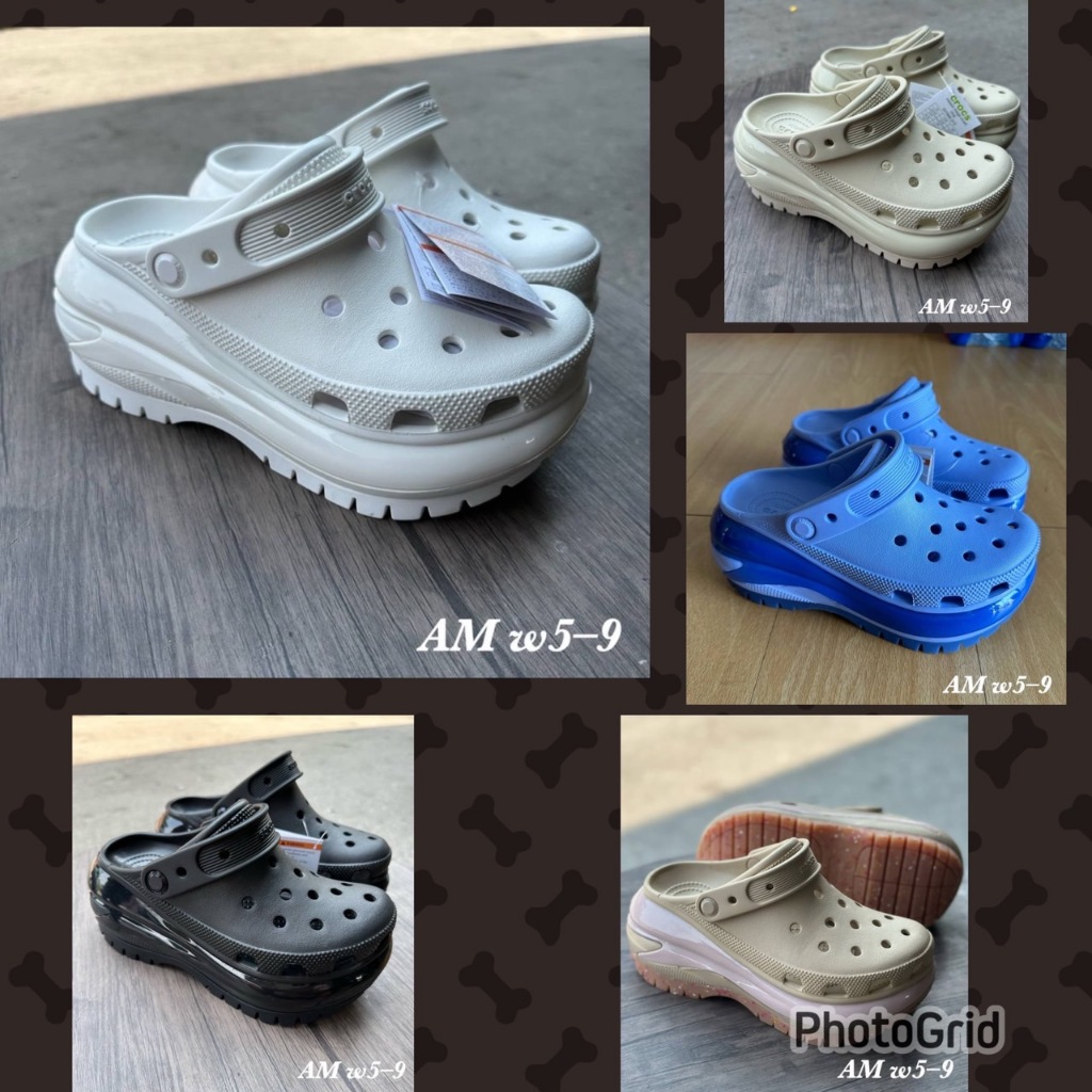 รองเท้าแตะ Cro*s (รุ่นใหม่ 2024) รองเท้าสุขภาพสำหรับผู้หญิง Sz W5--W9