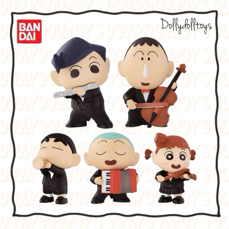 พร้อมส่ง Crayon Shin-Chan Shinchan Song Squad Gashapon กาชาปอง ชินจัง