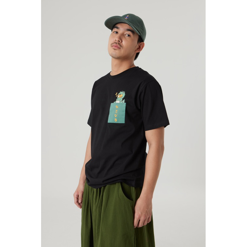 Catzilla - Pocket tees (Black)