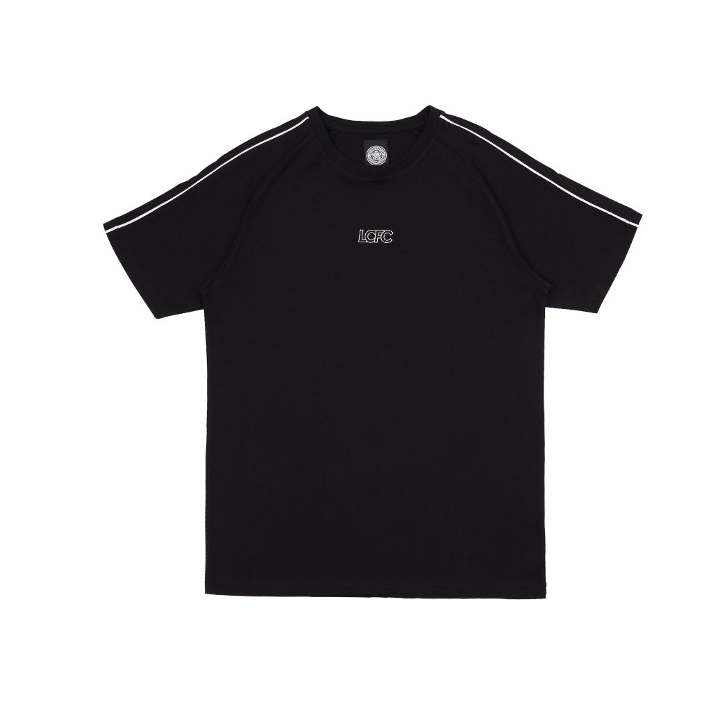 LEICESTER CITY SIMPLE T-SHIRT BLACK
