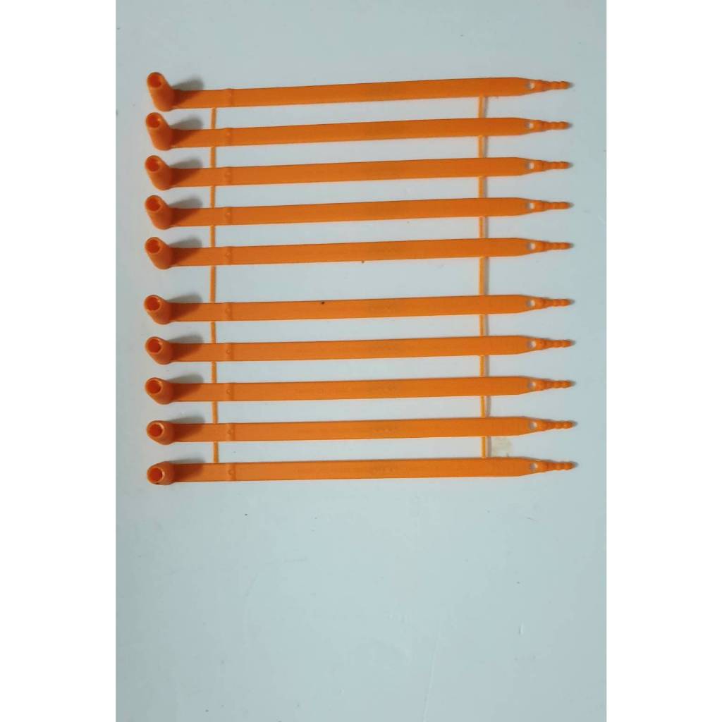 ซีลค์ล๊อครถบรรทุกขนส่ง, Security Seal ขนาด 8 นิ้ว แพคจำนวน 1000 ชิ้น สีน้ำเงิน/ส้ม/เขียว/แดง