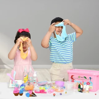 D.I.Y slime box set ชุดทำSlime ชุดใหญ่พร้อมกล่อง ที่เด็กเด็กต้องร้องว้าววว!!