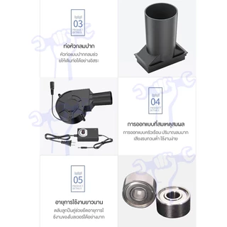 🔥พัดลมหอยโข่ง+อแดปเตอร์🔥 ปรับรอบได้ 12V DC กับอะแคปเตอร์ ปรับได้ ลมแรง พัดลมระบายอากาศ พัดลมเทอร์โบ พัดลมโบลเวอร์