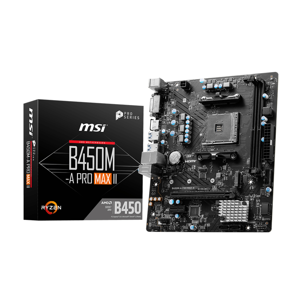 MSI B450M-A PRO MAX II Mainboard เมนบอร์ด