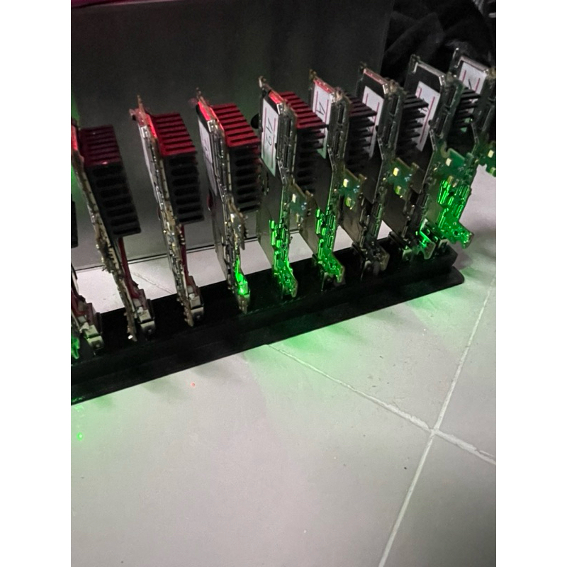 USB Hub 10 ช่อง สำหรับเสียบบอร์ดมือถือ ขุดเหรียญ vrsc หรือ verus coin