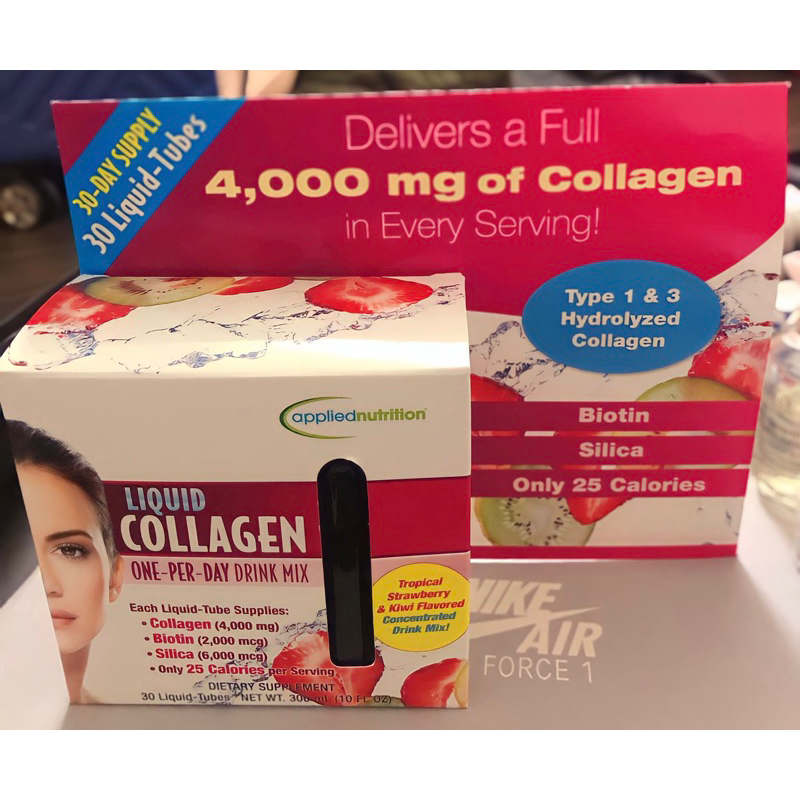 Liquid Collagen คอลลาเจนรูปแบบหลอดน้ำสกัดเข้มข้น คอลลาเจนจากอเมริกา