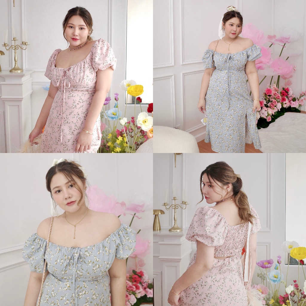 Lala เดรสยาวผ่าข้าง - MerryChubbyHouse