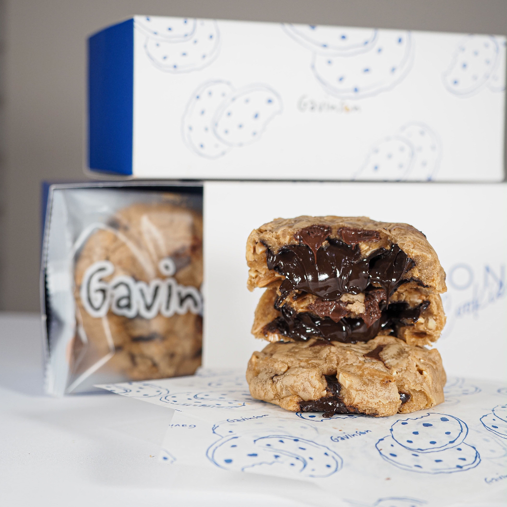 85% Dark Choc Lava cookie