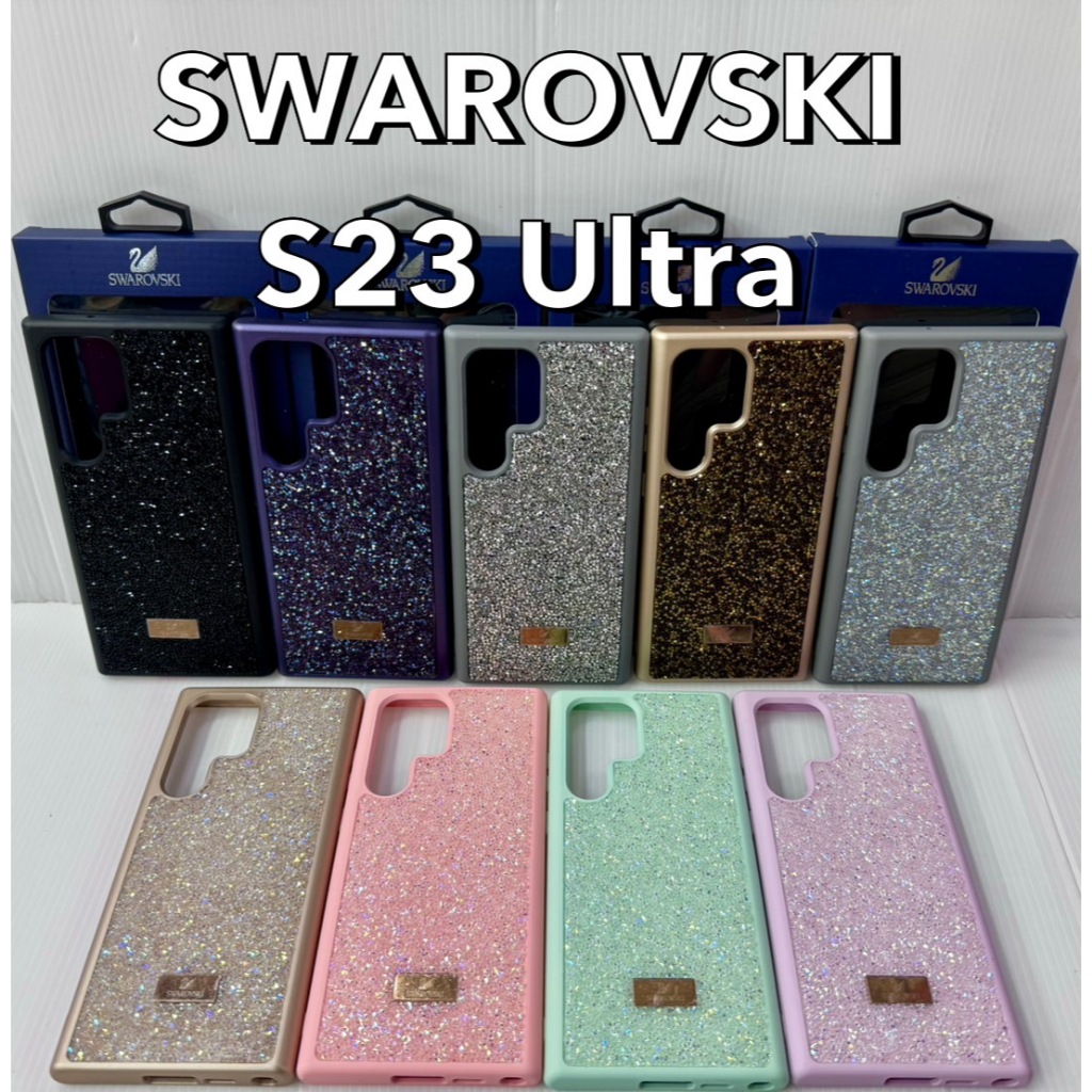 เคสกากเพชร ป้าย swarovski Samsung S23Ultra /S24Ultra กากเพชรแน่นมากแม่