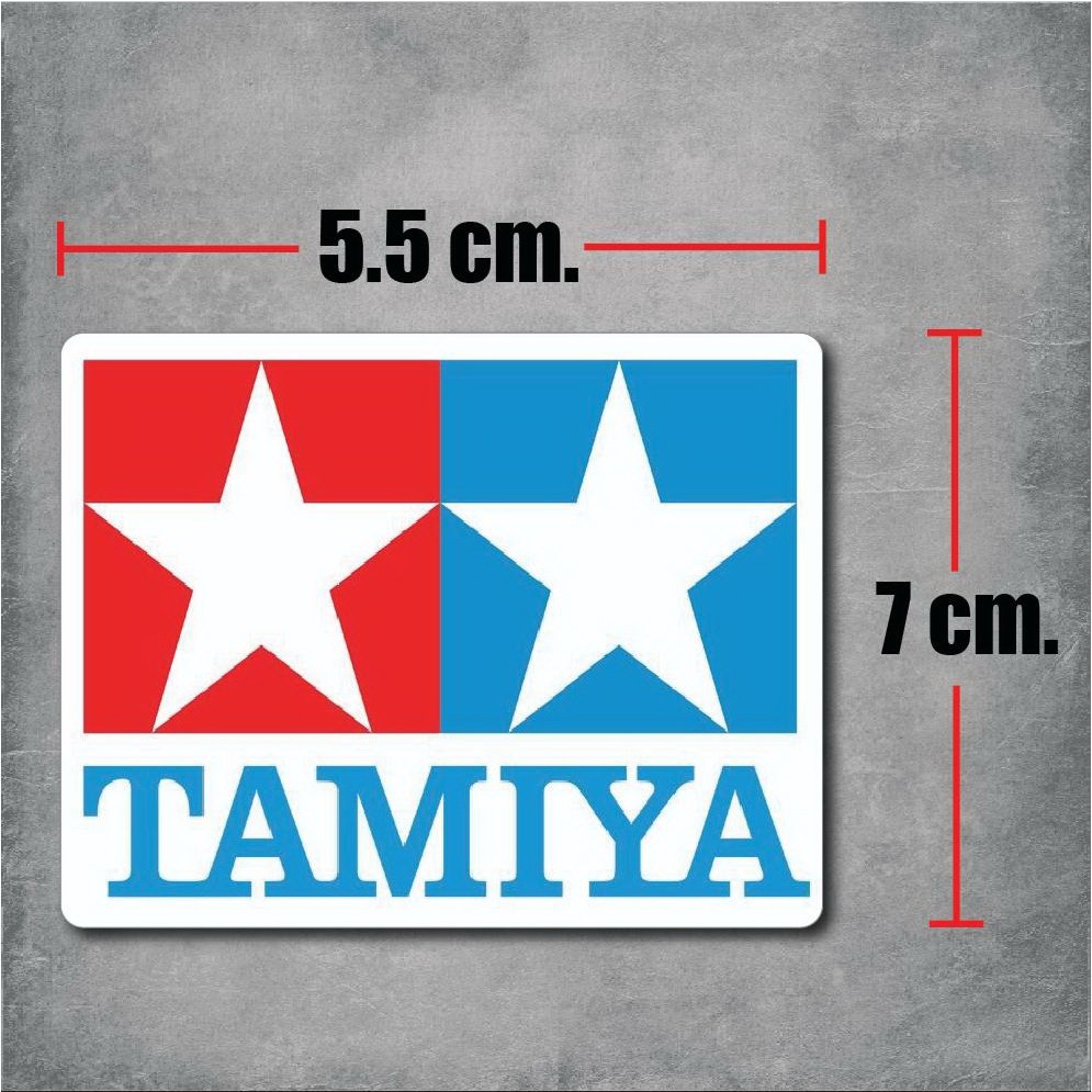 sticker pvc  tamiya  สติกเกอร์ ทามิย่า งานออฟเซ็ทแท้ pvc กันน้ำ กันแดด
