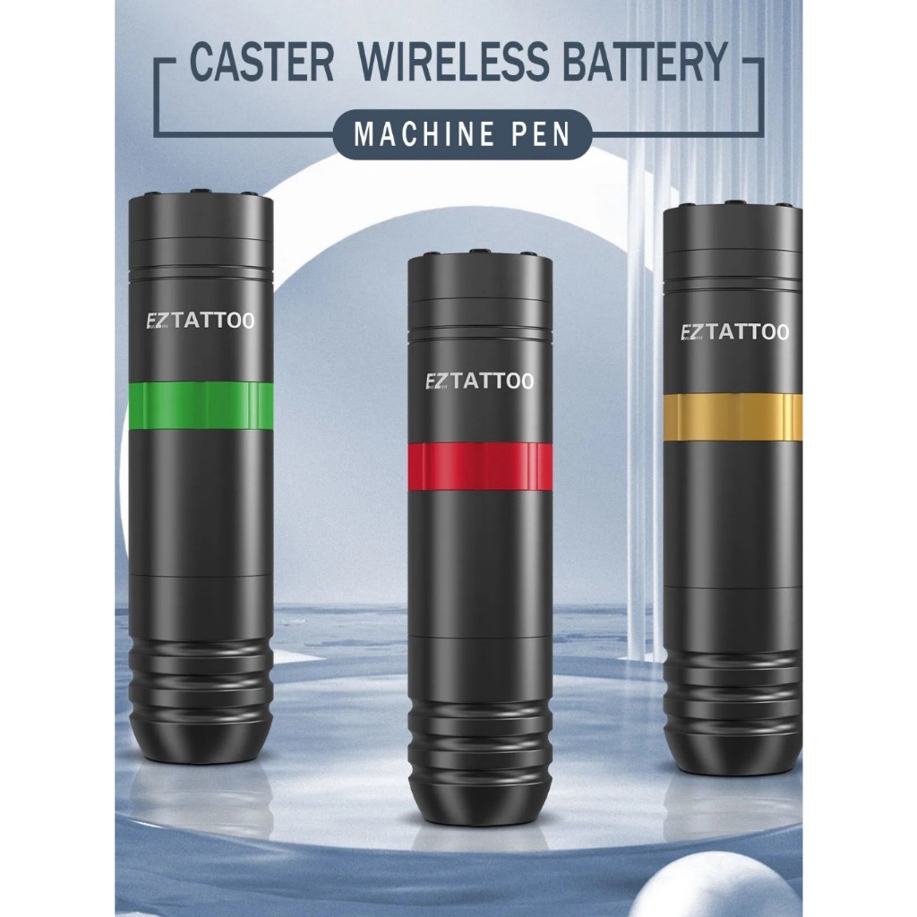 เครื่องสักปากาไร้สายEZ CASTER Wireless Battery Tattoo Pen Machine